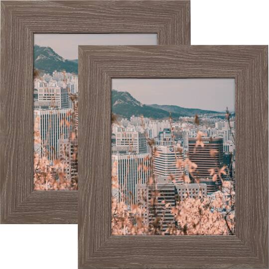 2 Pack Craig Frames American Barn Farmhouse Gray Picture Frames
